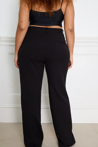 TAILORED PANT black