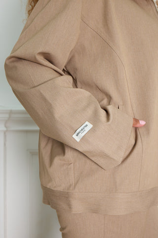 RELAXED JACKET caramel