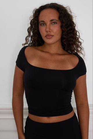 CONTOUR TOP black