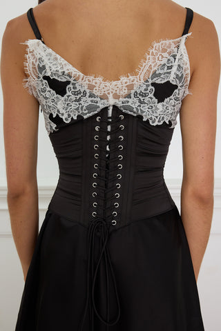 WAIST CORSET black