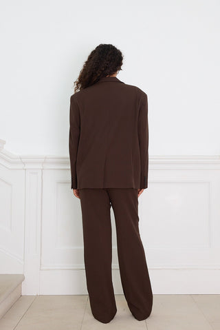 TAILORED PANT chocolate