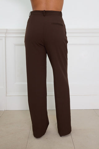 TAILORED PANT chocolate