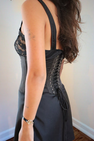 WAIST CORSET black