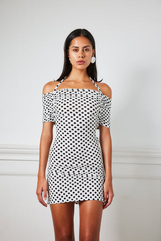 Polka Dot Mini Dress