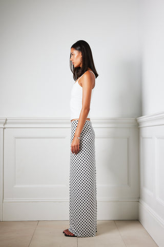 Polka Dot Maxi Skirt