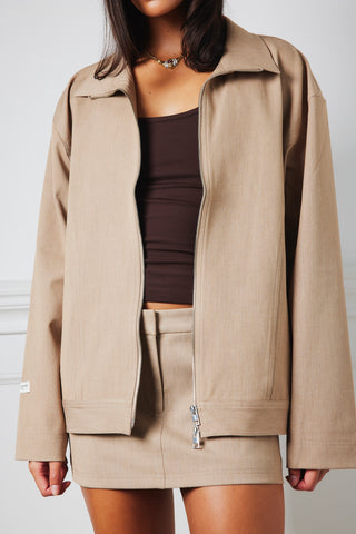 RELAXED JACKET CARAMEL