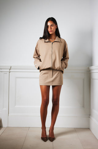 RELAXED JACKET CARAMEL