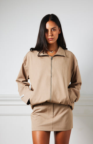 RELAXED JACKET CARAMEL