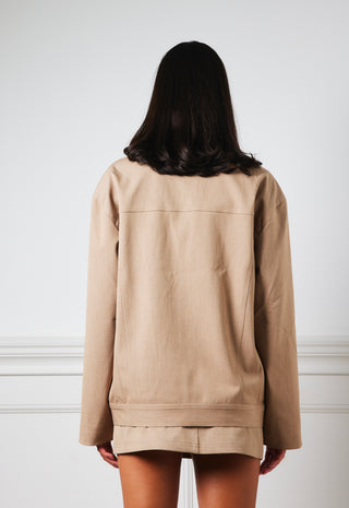 RELAXED JACKET CARAMEL